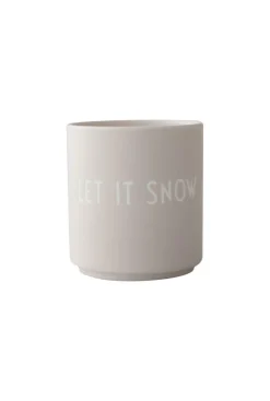 Favourite Cups-Let it snow Christmas taupe Becher
