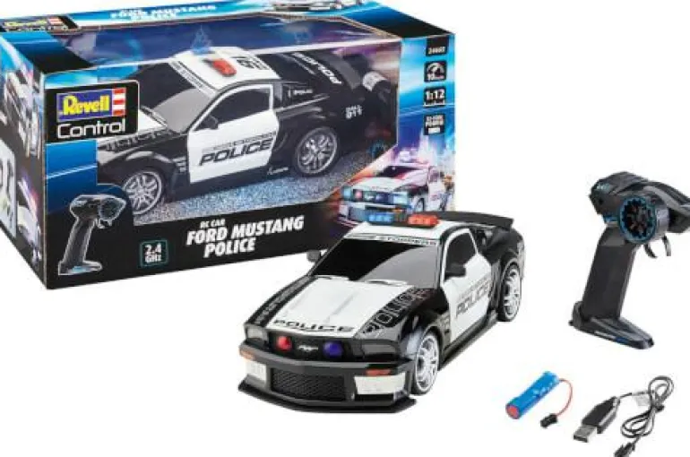 Ferngesteuertes Auto RC Car US Police Ford Mustang