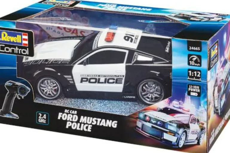 Ferngesteuertes Auto RC Car US Police Ford Mustang