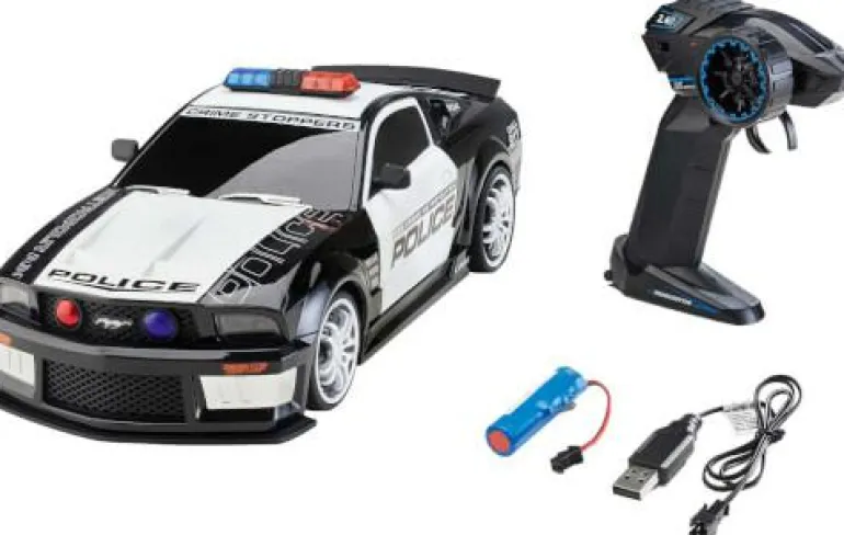 Ferngesteuertes Auto RC Car US Police Ford Mustang
