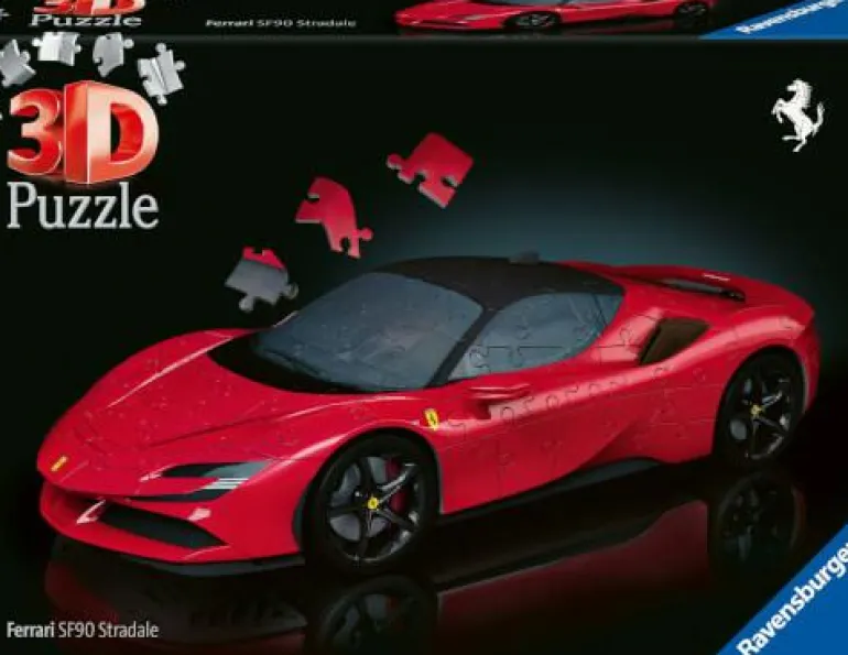 Ferrari Sf 90 Stradale - 3D Puzzle 108 Teile