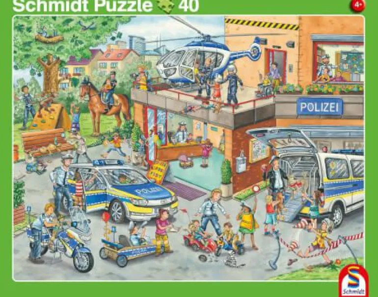 Feuerwehr/Polizei - Rahmenpuzzle 24/40 Teile