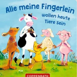 Fingerpuppen-Hand.-Set: Alle meine Fingerlein... (