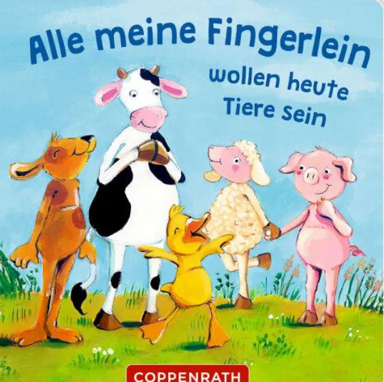 Fingerpuppen-Hand.-Set: Alle meine Fingerlein... (
