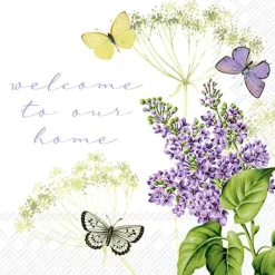 FIONA lilac Lunch-Servietten L 951380
