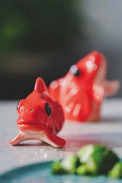 Fishes for Dishes Salz- +Pfefferstreuer rot