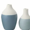 Flaschenvasen mini ,, Blau 4er Set " 5-8,5x3,5-4,5