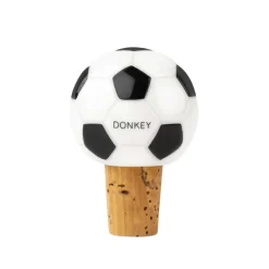 Flaschenverschluss Fußball / Flaschenkorken /weiß