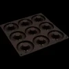 Flexiform Donuts 26x26cm 9fach Braun