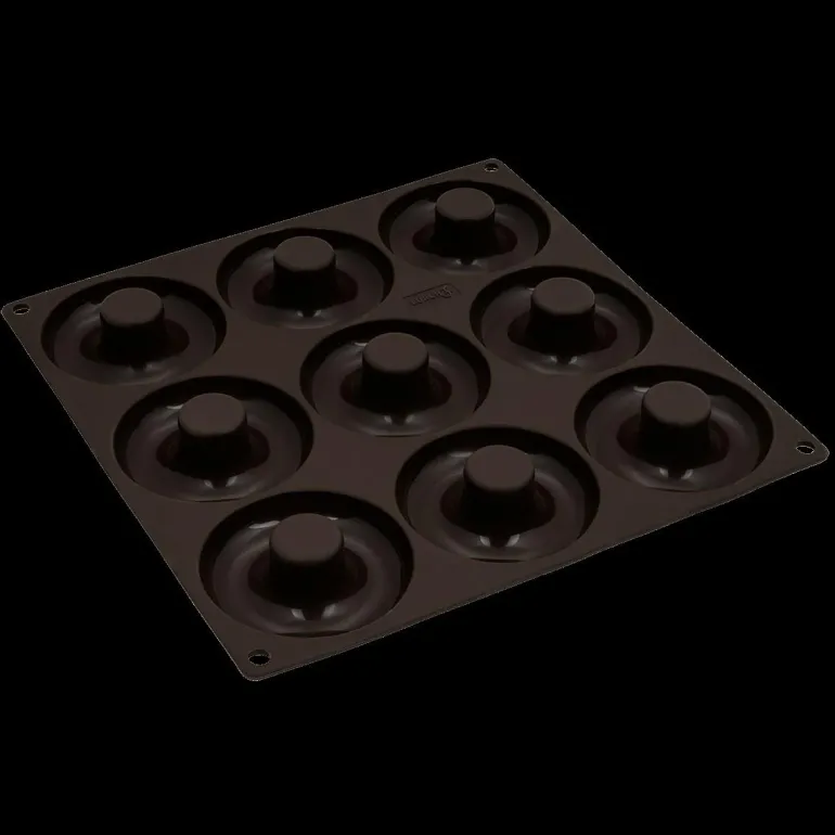 Flexiform Donuts 26x26cm 9fach Braun