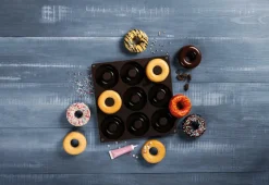Flexiform Donuts 26x26cm 9fach Braun