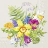 FLOWER LOVE Linen Lunch-Servietten L 985966