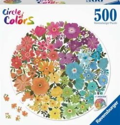 Flowers - Circle of Colors Puzzle 500 Teile