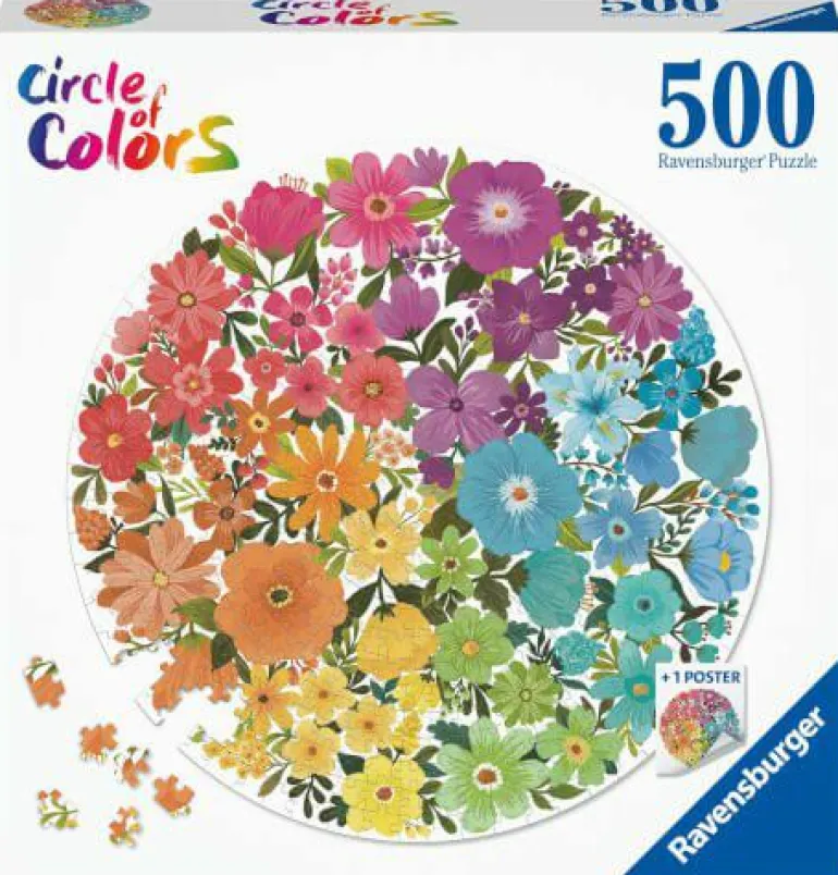 Flowers - Circle of Colors Puzzle 500 Teile