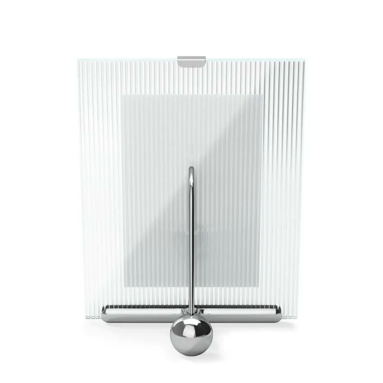 FLUTE PICTURE FRAME 10x15 CHROME
