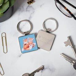 Fox Keyring- Snug as a Cub