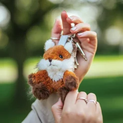 Fox Plush Keyring Fuchs
