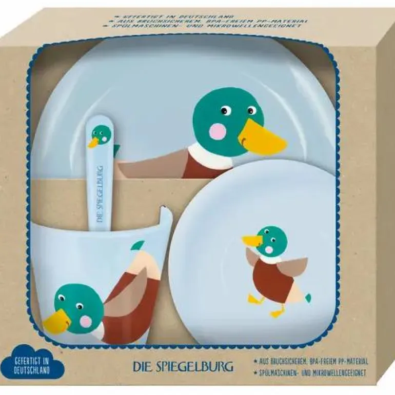 Freche Rasselbande - Geschirr Geschenkset Ente