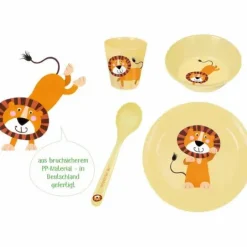 Freche Rasselbande - Geschirr Geschenkset Löwe