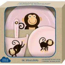 Freche Rasselbande - Geschirr Geschenkset Affe