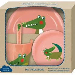 Freche Rasselbande - Geschirr Geschenkset Krokodil