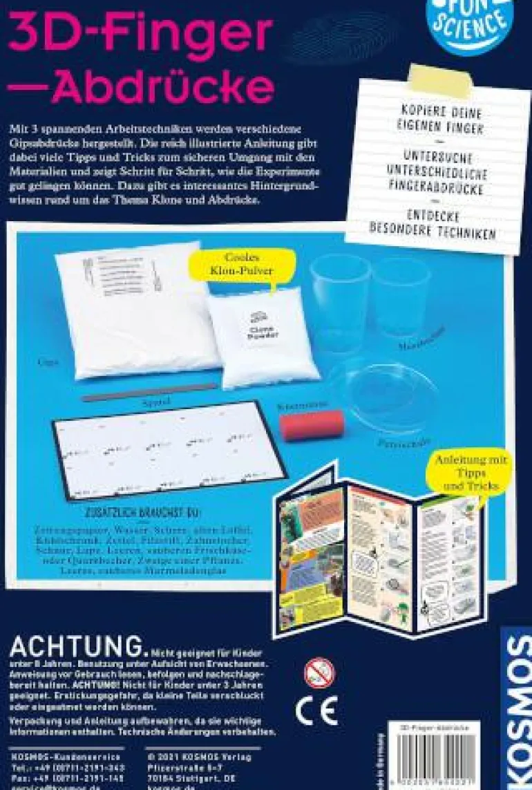 Fun Science - 3D-Fingerabdrücke