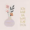 Geburtstag Blümchenkarte Ich Hab Da Was Für Dich