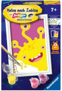 Gelbes Monster - Malen nach Zahlen