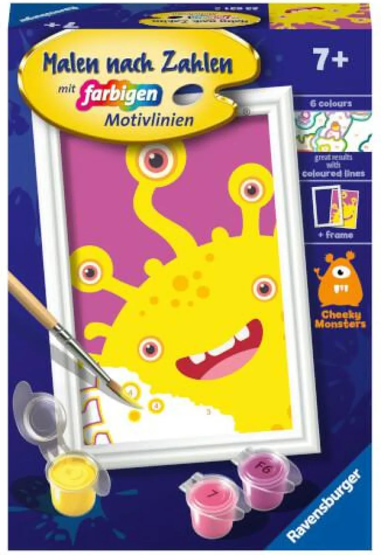 Gelbes Monster - Malen nach Zahlen