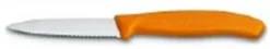 Gemüsemesser Wellenschliff orange