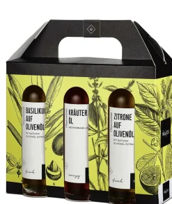 Genuss- und Geschenkset Essig/Öl - 6 x 40ml