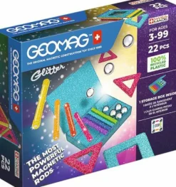 GEOMAG Glitter Recycled 22Teile
