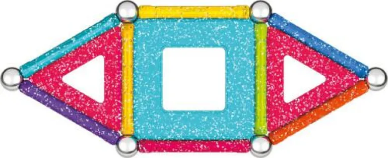 GEOMAG Glitter Recycled 22Teile