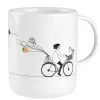 Geschenktasse „Radfahren", D 8cm H 10cm