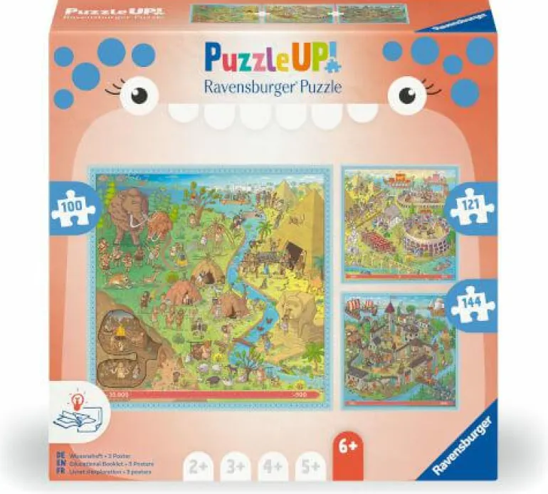 Geschichte - Steinzeit, Altes Rom, Mitte - Puzzle