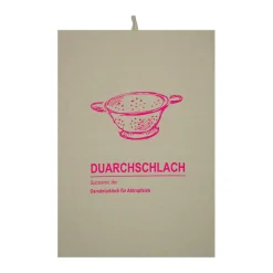 Geschirrtuch "Duarchschlach" Biobaumwolle 50x70cm
