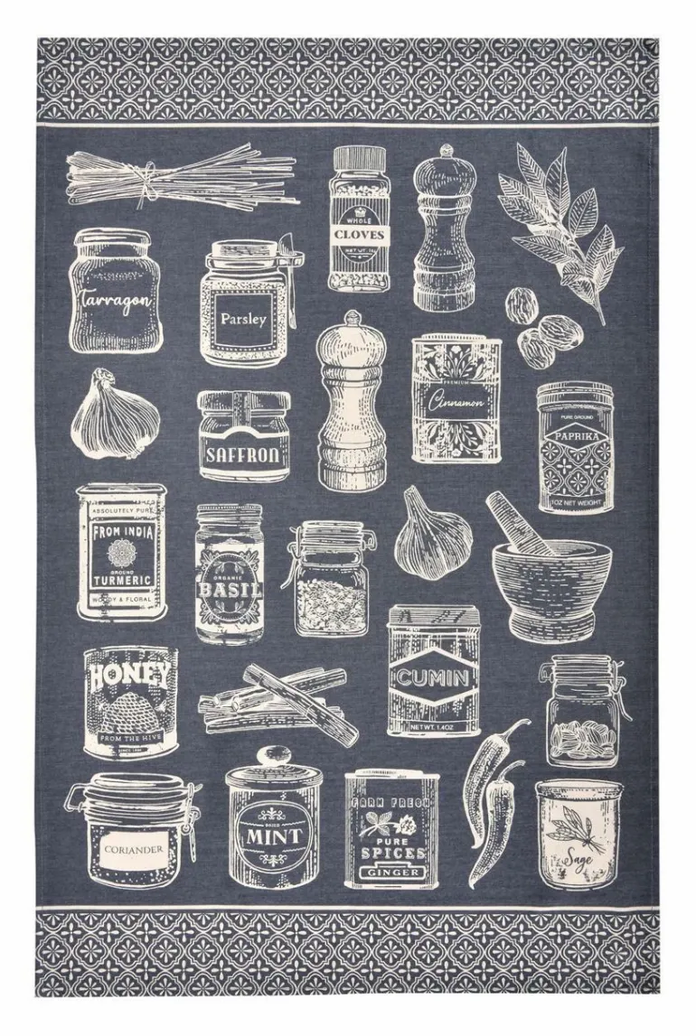 Geschirrtuch "Herbs & Spices" 100% Baumwolle
