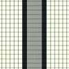 Geschirrtuch "Karo Borde" schwarz 50x70cm 50% Lein