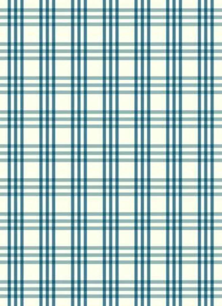 Geschirrtuch "Karo gross" atlantik 50x70cm 50% Lei