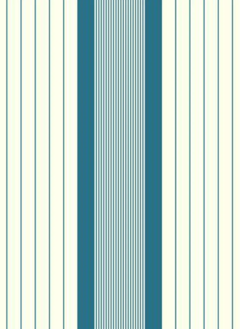 Geschirrtuch "Streifen Borde" atlantik 50x70cm 50%