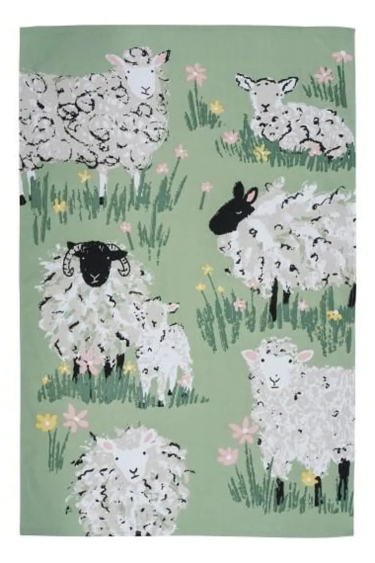 Geschirrtuch "Woolly Sheep" 100% Baumwolle