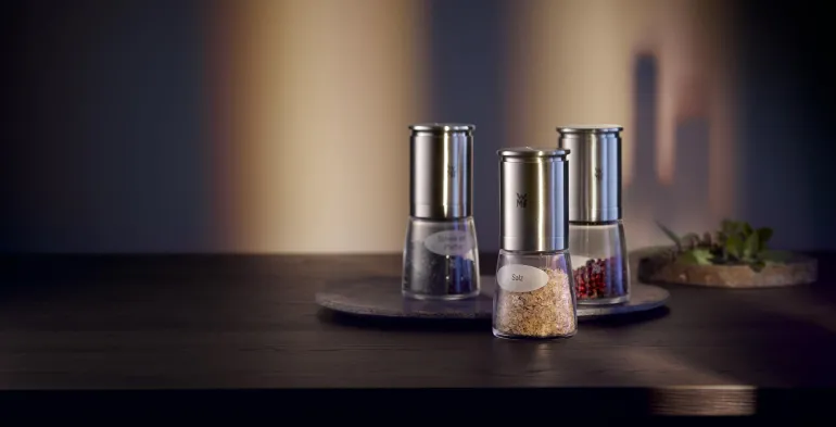 Gewürzmühlen De Luxe 3er-Set