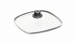 Glasdeckel viereckig Nowo 24x24cm