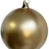 Glaskugel matt Gold 15cm