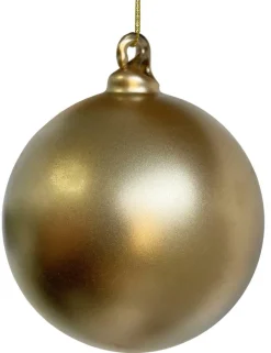 Glaskugel matt Gold 10cm