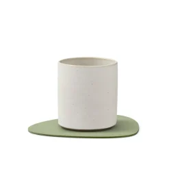 Glass Mat Curve Corduroy Olive Green