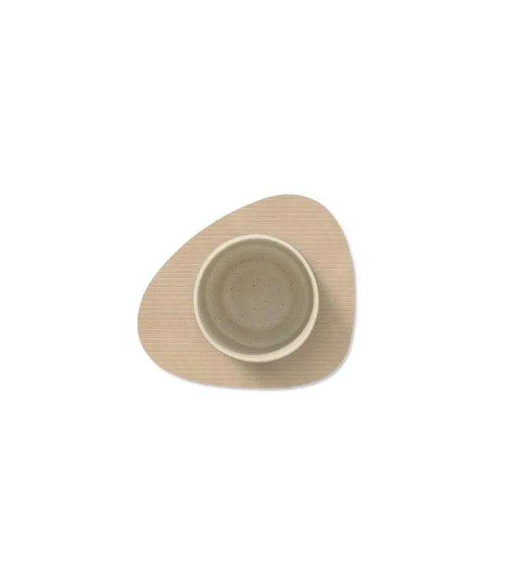 Glass Mat Curve Corduroy Sand