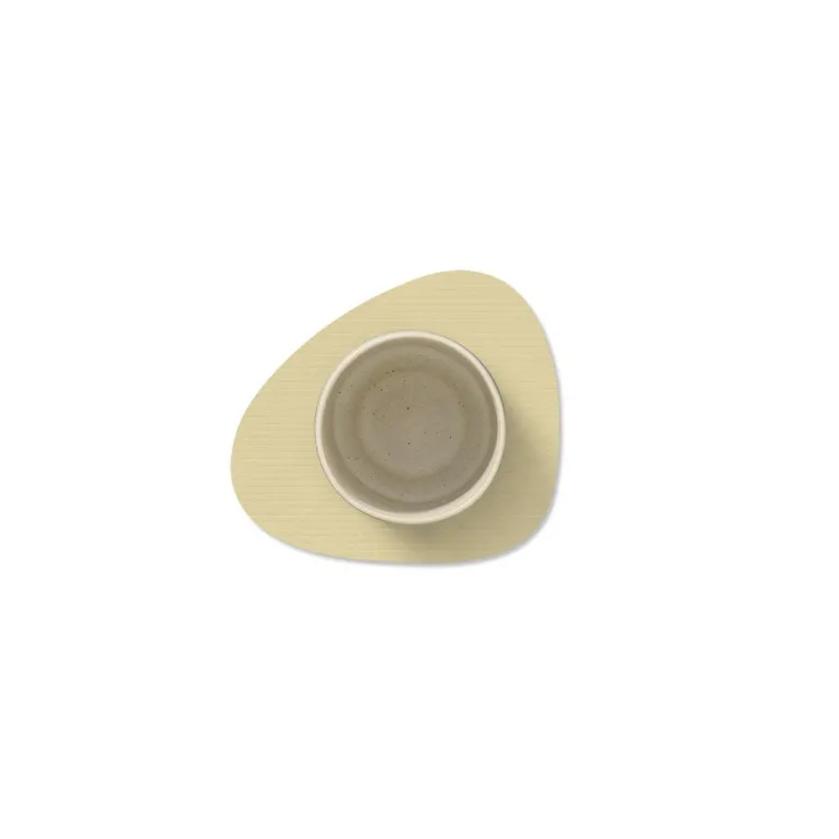 Glass Mat Curve Corduroy Lemon Sorbet