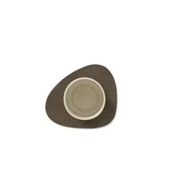 Glass Mat Curve Corduroy Caviar