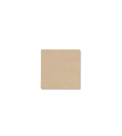 Glass Mat Square Corduroy Sand